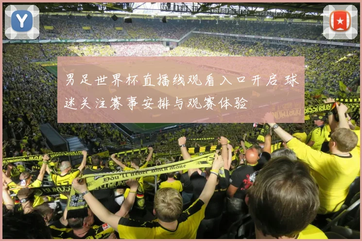 男足世界杯直播线观看入口开启 球迷关注赛事安排与观赛体验