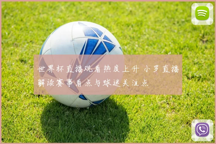 世界杯直播观看热度上升 小罗直播解读赛事看点与球迷关注点